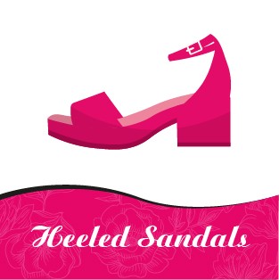 Women's high-heeled sandals