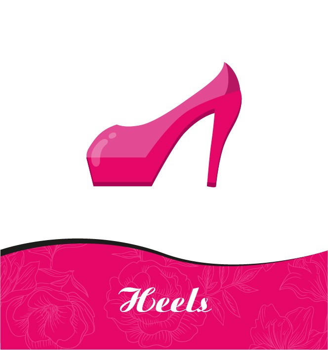Women's heeled shoes