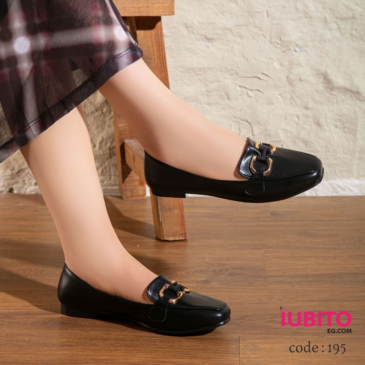 Women's flat shoes - black - code (195)