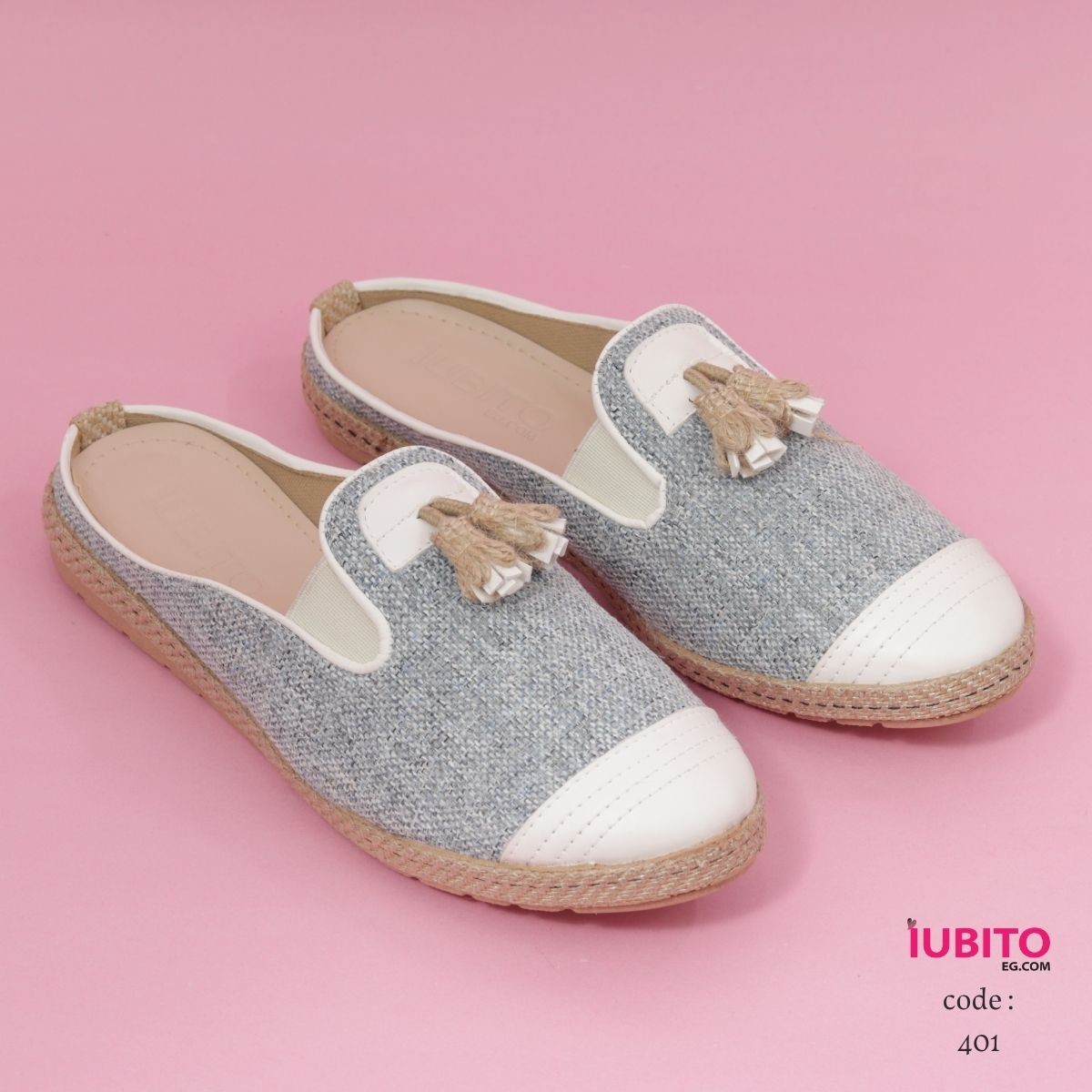 Women's flat soap - brown - code (401)