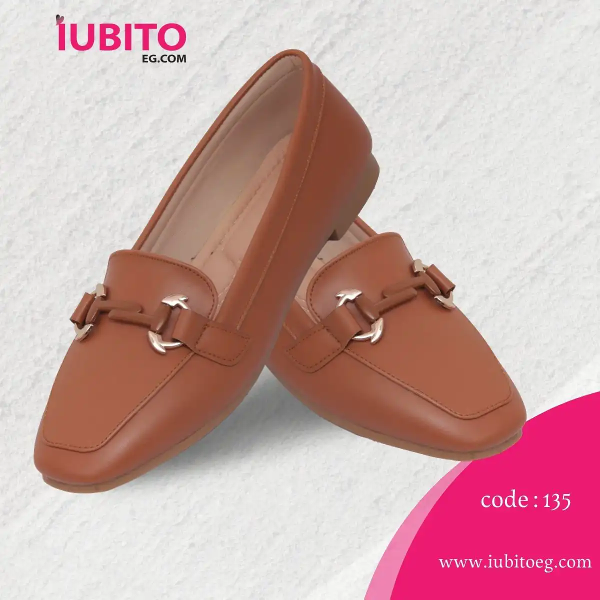 Women's flat shoes - Havana - Code (135)